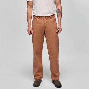 Prana Rock Ridge Relaxed Pant Men’s Size 32 Inseam 38 Tawny Brown Orange